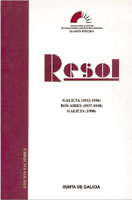 Logo Resol (Edición facsímile, Galicia 1932-1936), Bos Aires (1937-1938), Galicia (1990)